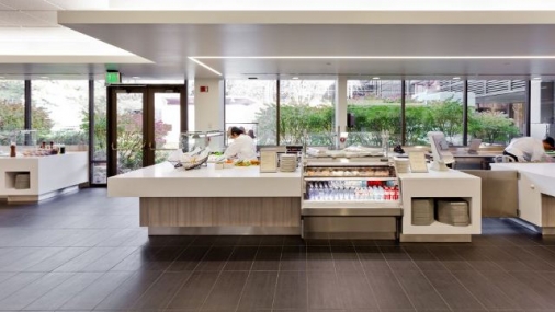 Construction project completed by HC Company - Hewlett Packard Cafeteria