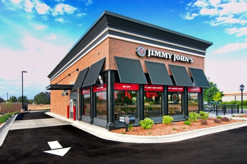 Construction project completed by HC Company - exterior of Jimmy John's